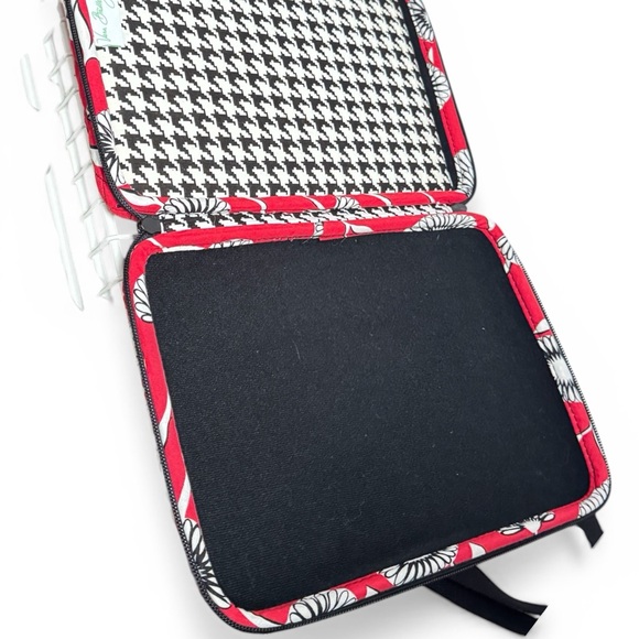 Vera Bradley Red and Black Floral Laptop/tablet bag - Picture 5 of 7